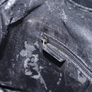 GUCCI Bamboo Shoulder Bag Leather Black Gold 001 1638 2058 Auth 157162-18