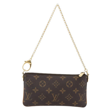 LOUIS VUITTON Monogram Chain Pochette Mila MM Pouch M60094 LV Auth 157172V - 0