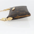 LOUIS VUITTON Monogram Chain Pochette Mila MM Pouch M60094 LV Auth 157172V-3