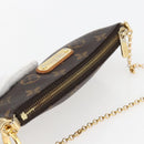 LOUIS VUITTON Monogram Chain Pochette Mila MM Pouch M60094 LV Auth 157172V-6