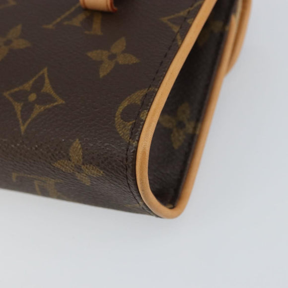 LOUIS VUITTON Monogram Pochette Florentine Waist bag M51855 LV Auth 157176