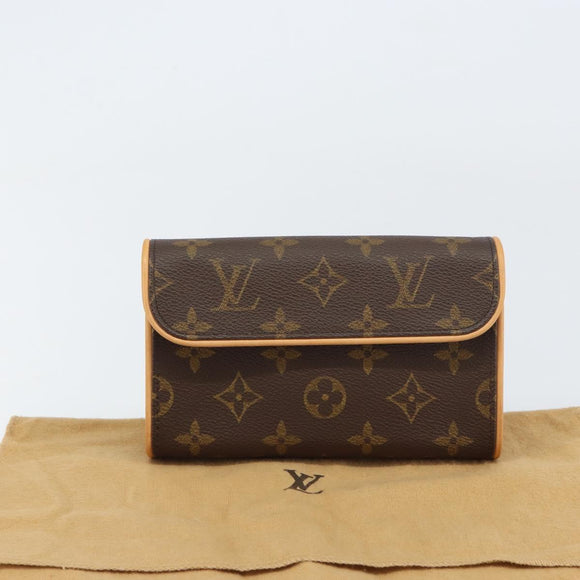 LOUIS VUITTON Monogram Pochette Florentine Waist bag M51855 LV Auth 157176