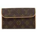 LOUIS VUITTON Monogram Pochette Florentine Waist bag M51855 LV Auth 157176-13