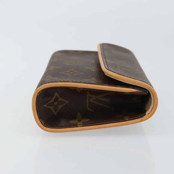 LOUIS VUITTON Monogram Pochette Florentine Waist bag M51855 LV Auth 157176