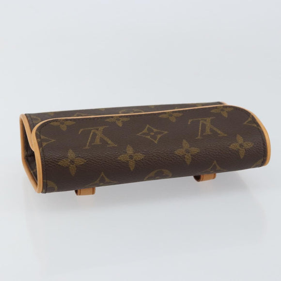 LOUIS VUITTON Monogram Pochette Florentine Waist bag M51855 LV Auth 157176