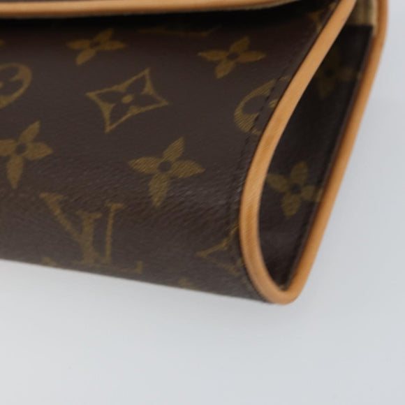 LOUIS VUITTON Monogram Pochette Florentine Waist bag M51855 LV Auth 157176