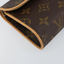 LOUIS VUITTON Monogram Pochette Florentine Waist bag M51855 LV Auth 157176-14