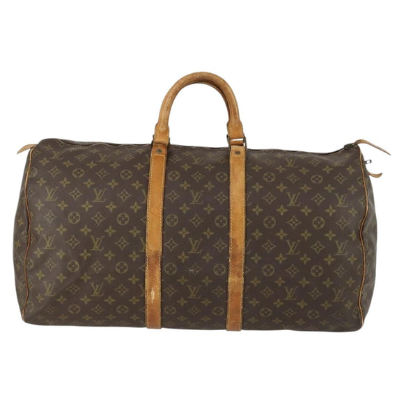 LOUIS VUITTON Monogram Keepall 55 Boston Bag Vintage M41424 LV Auth 157178