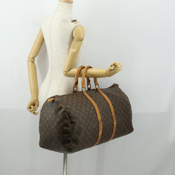 LOUIS VUITTON Monogram Keepall 55 Boston Bag Vintage M41424 LV Auth 157178