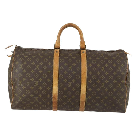 LOUIS VUITTON Monogram Keepall 55 Boston Bag Vintage M41424 LV Auth 157178