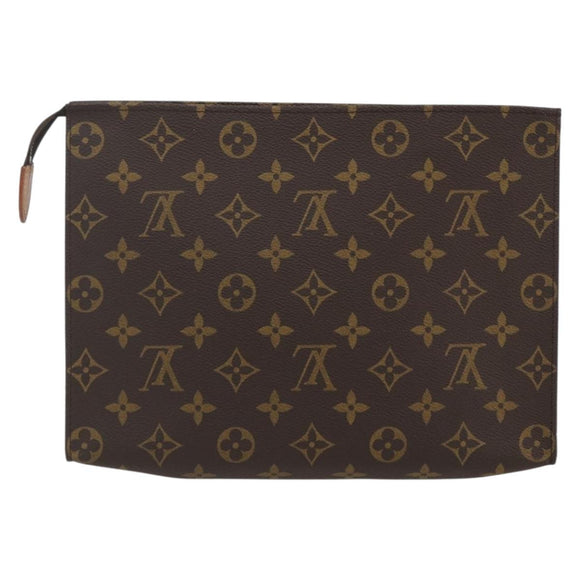 LOUIS VUITTON Monogram Poche Toilette 26 Pouch M47542 LV Auth 157179