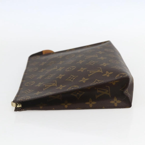 LOUIS VUITTON Monogram Poche Toilette 26 Pouch M47542 LV Auth 157179