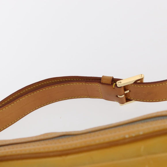 LOUIS VUITTON Monogram Vernis Fulton Waist bag Gris M91041 LV Auth 157185