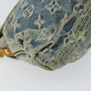 LOUIS VUITTON Monogram Denim Mini Preity Shoulder Bag Blue M95050 Auth 157186-16