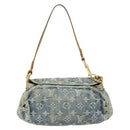 LOUIS VUITTON Monogram Denim Mini Preity Shoulder Bag Blue M95050 Auth 157186-2