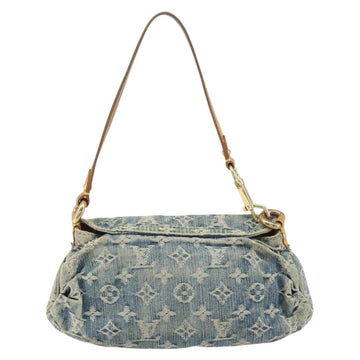 LOUIS VUITTON Monogram Denim Mini Preity Shoulder Bag Blue M95050 Auth 157186 - 0