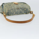 LOUIS VUITTON Monogram Denim Mini Preity Shoulder Bag Blue M95050 Auth 157186-7