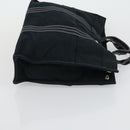 HERMES Fourre Tout MM Hand Bag Canvas 2 Set Black Auth 157188-12