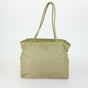 PRADA Tote Bag Nylon 2 Set Blue Beige Auth 157189 - 0
