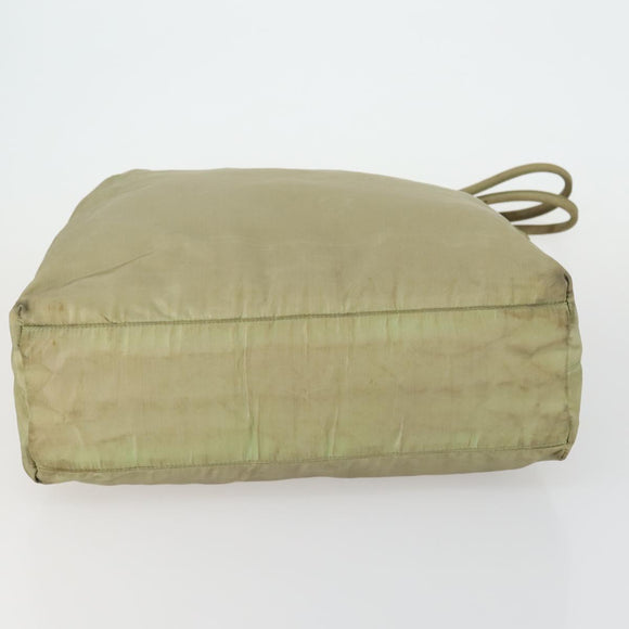 PRADA Tote Bag Nylon 2 Set Blue Beige Auth 157189