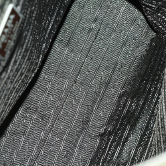 PRADA Tote Bag Nylon 2 Set Blue Beige Auth 157189