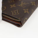 LOUIS VUITTON Monogram Compact Zip Wallet M61667 LV Auth 157192-10