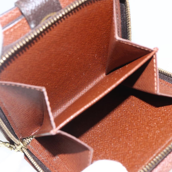 LOUIS VUITTON Monogram Compact Zip Wallet M61667 LV Auth 157192