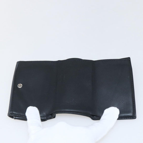 LOUIS VUITTON Monogram Eclipse Discovery Compact Wallet M67630 LV Auth 157193