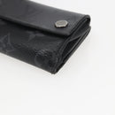 LOUIS VUITTON Monogram Eclipse Discovery Compact Wallet M67630 LV Auth 157193-7
