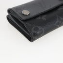 LOUIS VUITTON Monogram Eclipse Discovery Compact Wallet M67630 LV Auth 157193-8