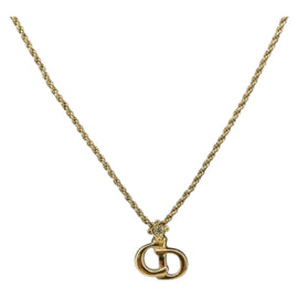 Christian Dior Necklace metal Gold Tone Auth 157194V