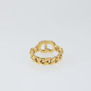 Christian Dior Ring metal Gold Tone Auth 157196V-3
