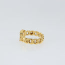 Christian Dior Ring metal Gold Tone Auth 157196V-4