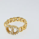 Christian Dior Ring metal Gold Tone Auth 157196V-7