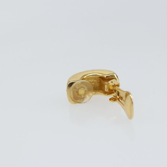 Christian Dior Earring metal Gold Tone Auth 157197V