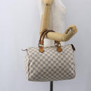 LOUIS VUITTON Damier Azur Speedy 30 Hand Bag N41533 LV Auth 157214-21