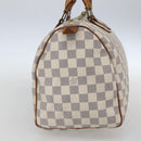 LOUIS VUITTON Damier Azur Speedy 30 Hand Bag N41533 LV Auth 157214-3