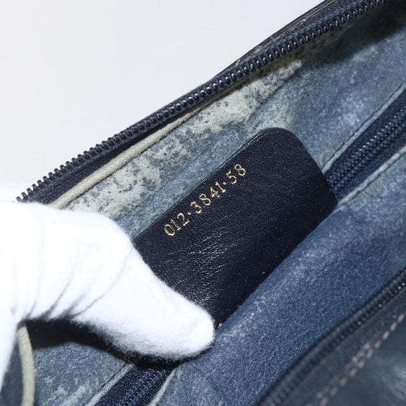 GUCCI GG Canvas Sherry Line Boston Bag Navy Gold Red 012 3841 58 Auth 157218