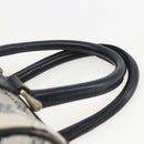 GUCCI GG Canvas Sherry Line Boston Bag Navy Gold Red 012 3841 58 Auth 157218-8