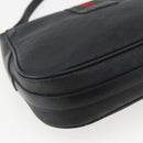 GUCCI Micro GG Supreme Web Sherry Line Bag PVC Black 001 115 0914 Auth 157221-16