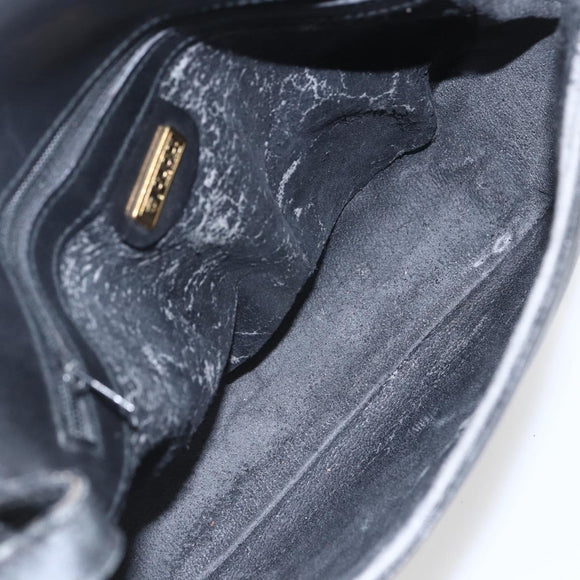 GUCCI Micro GG Supreme Web Sherry Line Bag PVC Black 001 115 0914 Auth 157221