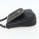 GUCCI Micro GG Supreme Web Sherry Line Bag PVC Black 001 115 0914 Auth 157221-3