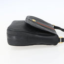 GUCCI Micro GG Supreme Web Sherry Line Bag PVC Black 001 115 0914 Auth 157221-4