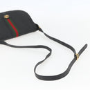 GUCCI Micro GG Supreme Web Sherry Line Bag PVC Black 001 115 0914 Auth 157221-7