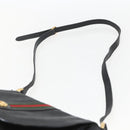 GUCCI Micro GG Supreme Web Sherry Line Bag PVC Black 001 115 0914 Auth 157221-8