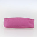 PRADA Accessory Pouch Nylon Pink Silver Auth 157222-5