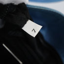 PRADA Tote Bag Nylon Light Blue Silver Auth 157223-12