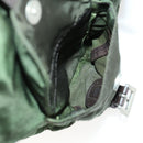 PRADA Backpack Nylon Green Silver Auth 157224-28