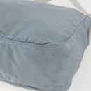 PRADA Shoulder Bag Nylon Light Blue Silver Auth 157225-15