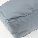 PRADA Shoulder Bag Nylon Light Blue Silver Auth 157225-16